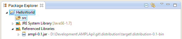 Project with properly configured references