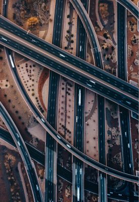 AMPL in Enterprise - Image of Highway intersecting with triangle top and bottom